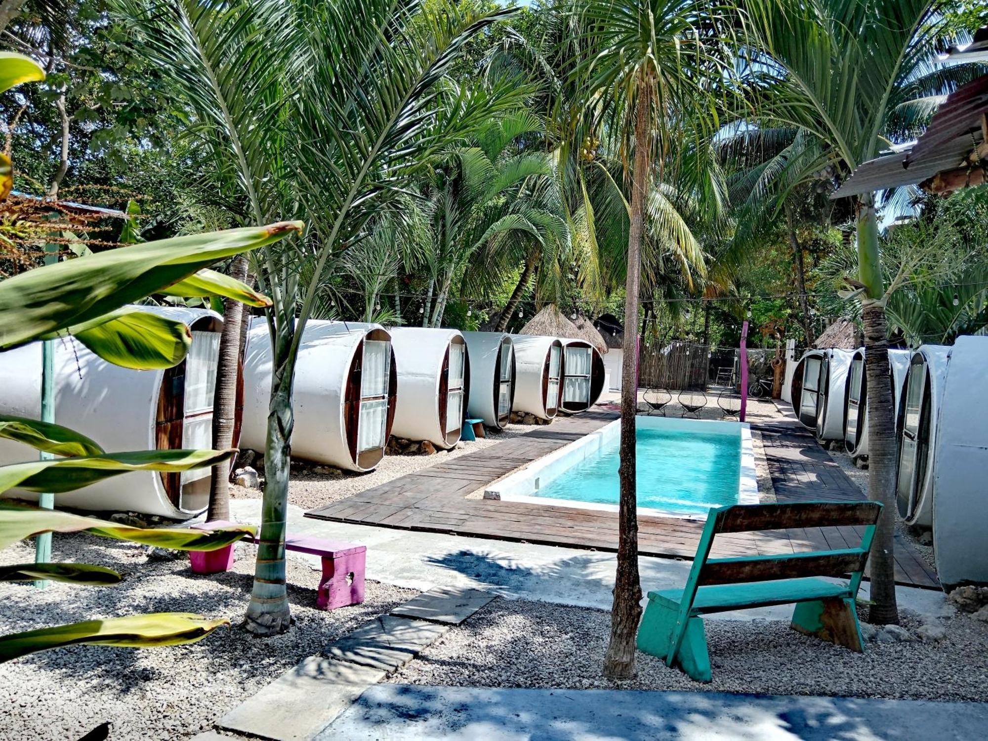 Kulu Tubohostel Bacalar Luaran gambar