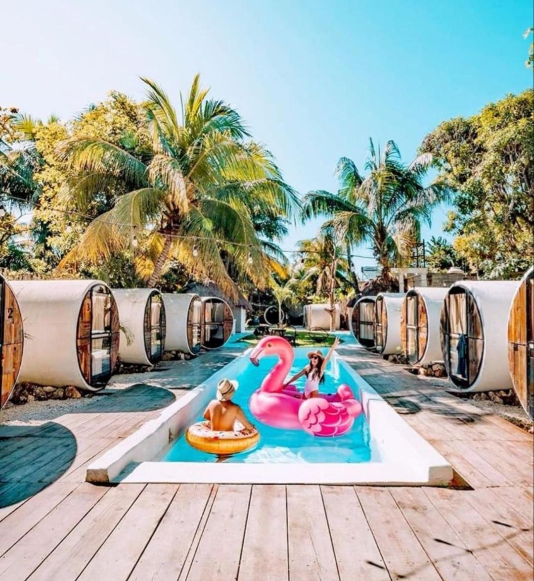 Kulu Tubohostel Bacalar Luaran gambar